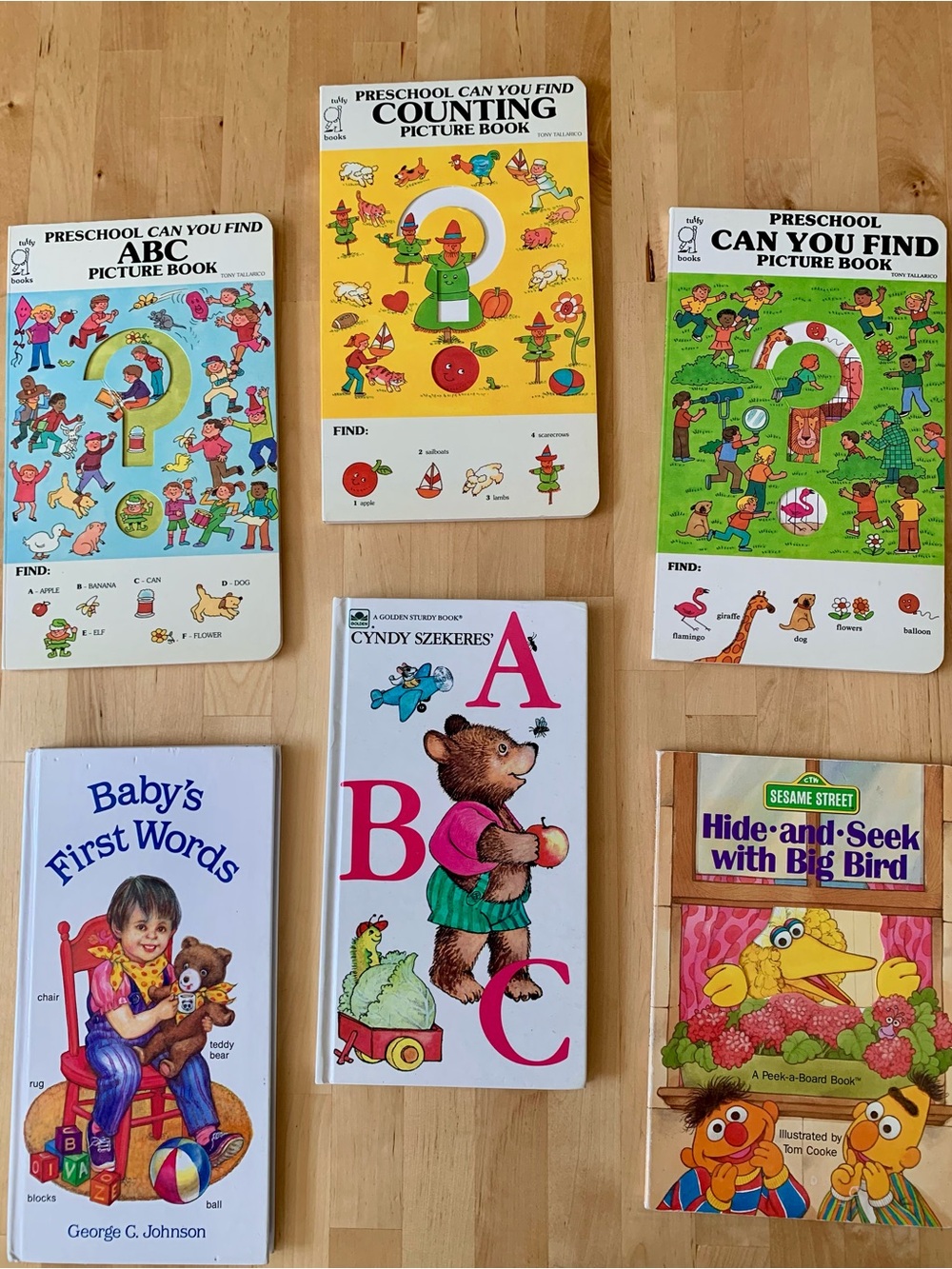 Kids / Toddler Vintage Books - Sesame Street, Can You Find
